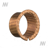 Bronze-Gleitlager mit Bund 50x45x30 mm