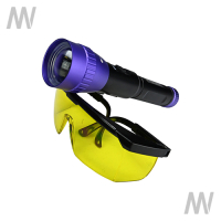Violet light UV leak detection lamp