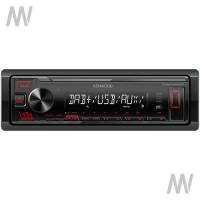 Radio Kenwood KMM-DAB307 / Einbaulänge 100mm