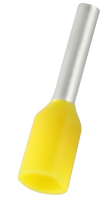 Kabelendhülse gelb 1,0mm² (100 Stück)