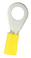 Quetschverbinder Ringform teilisoliert gelb 8,4mm f. 4,0-6,0mm² (50 Stück)