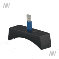 Flachsteckhülse teilisoliert Blau 1,5 - 2,5 mm² VE: 100 St.