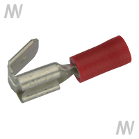 Flachsteckverteiler teilisoliert Rot 0,5 - 1,0 mm²