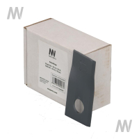 Rotorklinge VPE 25 - links, 94 x 48 x 3 mm, Bohrung Ø 19 mm