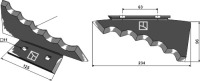 Futtermischwagen Messer rechts, 234 x 96 x 5 mm, für Keenan