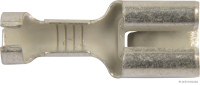 Flachsteckhülse Messing 6,3mm 1,0-2,5mm² (100 Stück)
