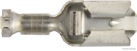 Blade receptacle, galvanised, 6.3 mm, 1.0-2.5 mm² (100 pieces)