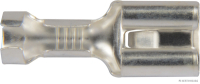 Blade receptacle, bronze, silver-plated, 6.3 mm, 1.0-2.5 mm² (100 pieces)