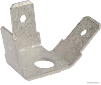Connector plug, 6.3 mm, 3x6.3 mm (50 pieces)