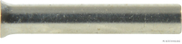 Cable end sleeve, uninsulated, copper, tin-plated, for 1.0 mm² (100 pcs)