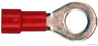 Quetschverbinder Ringform teilisoliert rot 5,3mm f. 0,5-1,0mm² (100 Stück)