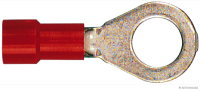Quetschverbinder Ringform teilisoliert rot 6,5mm f. 0,5-1,0mm² (100 Stück)
