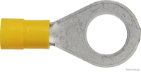 Quetschverbinder Ringform teilisoliert gelb 10,5mm f. 4,0-6,0mm² (50 Stück)