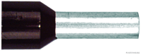 Cable end sleeve, black, 6.0 mm² (100 pieces)