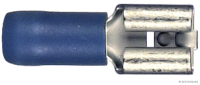 Blade receptacle, partially insulated, silver-plated, blue, 6.3 mm, for1.5-2.5 mm² (100 pieces)