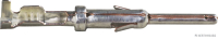Rundstecker versilbert  LKS1,5 0,75-1,0mm² (50 Stück)