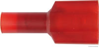 Blade receptacle,insulated, red, 6.3 mm, for 0.5-1.0 mm² (50 pieces)