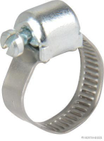 Hose clamp, chrome steel, type W2, clamping range 7-11 mm (100 pcs)