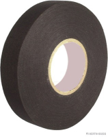 Adhesive and insulating tape, polyester, black, heat-resistant