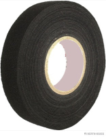 Adhesive and insulating tape, polyester, black, heat-resistant