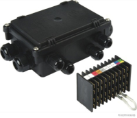 Cable connector box, 12-pole, number of ports: 76, 158x63x99 mm