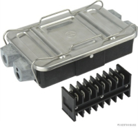 Cable junction box, 8-pole, plastic housing with aluminium cover