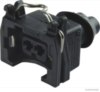 Plug housing, blade receptacle, SLK2, 8ELA, 2-pole, code II (10 pieces)