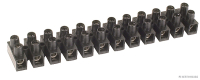 Lüsterklemme schwarz 12polig 1,5mm² (10 Stück)