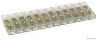 Cable connector, blade terminal, 12-pole (1 piece) (10 pieces)