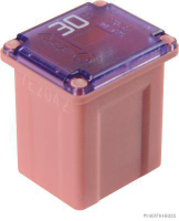 Block fuse, Low Profile, JCase, pink, 58V/30A, 10x16x14.5 mm