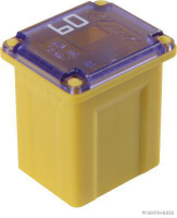 Block fuse, Low Profile, JCase, yellow, 58V/60A, 10x16x14.5 mm