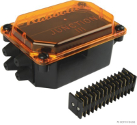 Cable junction box with 14 poles, 8x input and output