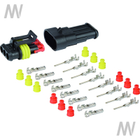 Steckgehäuse-Set AMP 3-polig