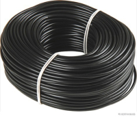 Isolierschlauch PVC schwarz InnenØ 4mm (50Meter)