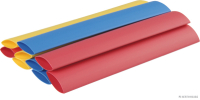 Heat shrink tubing, L:125 mm Ø 12.5/6.4 mm (9 pcs)