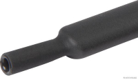 Heat shrink tubing, polyolefin, black (5 metres)