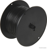 Electric cable, black, single-core, FLY, 1x1.0 mm² (100 m on spool)