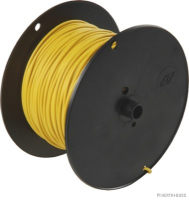 Electric cable, single core, yellow, 1 x 1.0 (mm²)