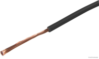 Elektroleitung schwarz 1adrig FLY 1x0,75mm² (50m auf Rolle)