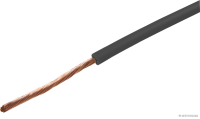 Elektroleitung schwarz 1adrig FLY 1x1,0mm² (50m auf Rolle)