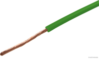 Elektroleitung grün 1adrig FLY 1x1,0mm² (50m auf Rolle)