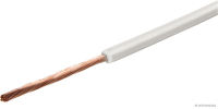 Elektroleitung weiss 1adrig FLY 1x1,5mm² (50m auf Rolle)