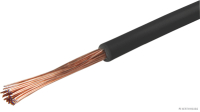 Elektroleitung schwarz 1adrig FLY 1x2,5mm² (50m auf Rolle)