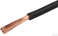 Elektroleitung schwarz 1adrig FLY 1x4,0mm² (50m auf Rolle)