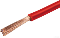 Elektroleitung rot 1adrig FLY 1x4,0mm² (50m auf Rolle)