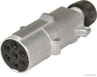 Lightweight metal plug connector