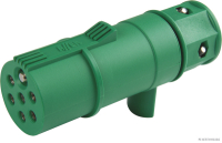 Plastic plug connector