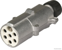 Plug, 7-pin, 24V, aluminium