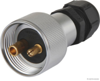 Lightweight metal plug connector