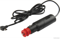 Cigarette lighter charging cable w/ Mini USB plug 12/24V